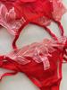 Lingerie Sensual Lace Underwear, Garter Set, Ultra Thin Summer Breathable Underwear, G-String Set