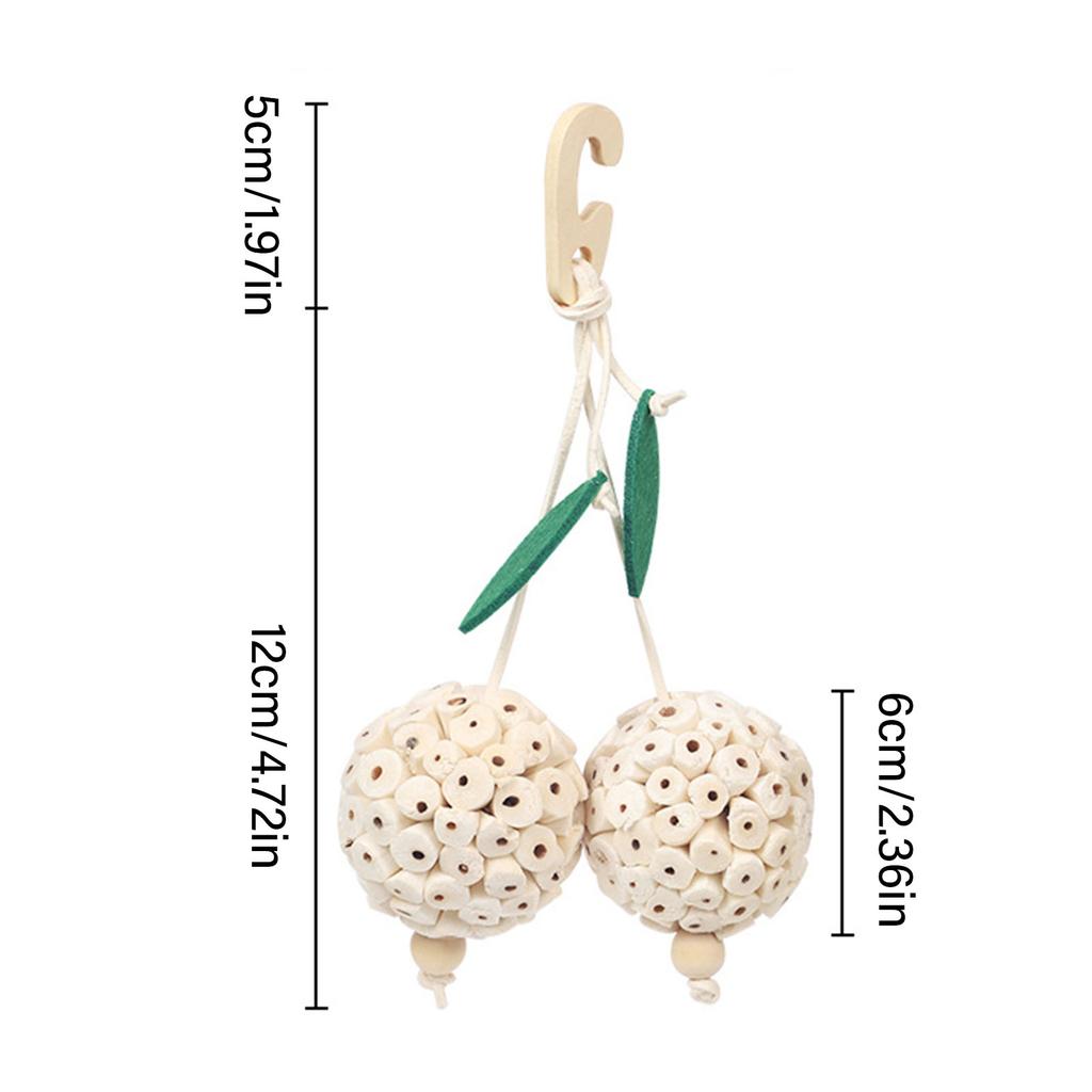 Mała zabawka do żucia dla ptaków papug, zabawka do żucia z drewna, zabawka do żucia dla zębów trzonowych, akcesoria do zgrzytania zębami