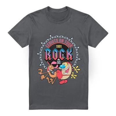 Ren & Stimpy Mens Eediots On Tour T-Shirt