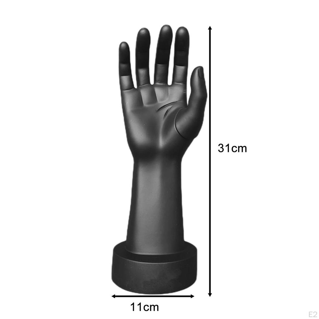 Jewelry Display Stand Male Mannequin Hand Multifunctional Rings Holder Model for