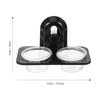 Reptile Feeder Bowl Screw Type Stable Food Container for Lizard Turtle Gecko Scorpion Centipede Feeding Supplies