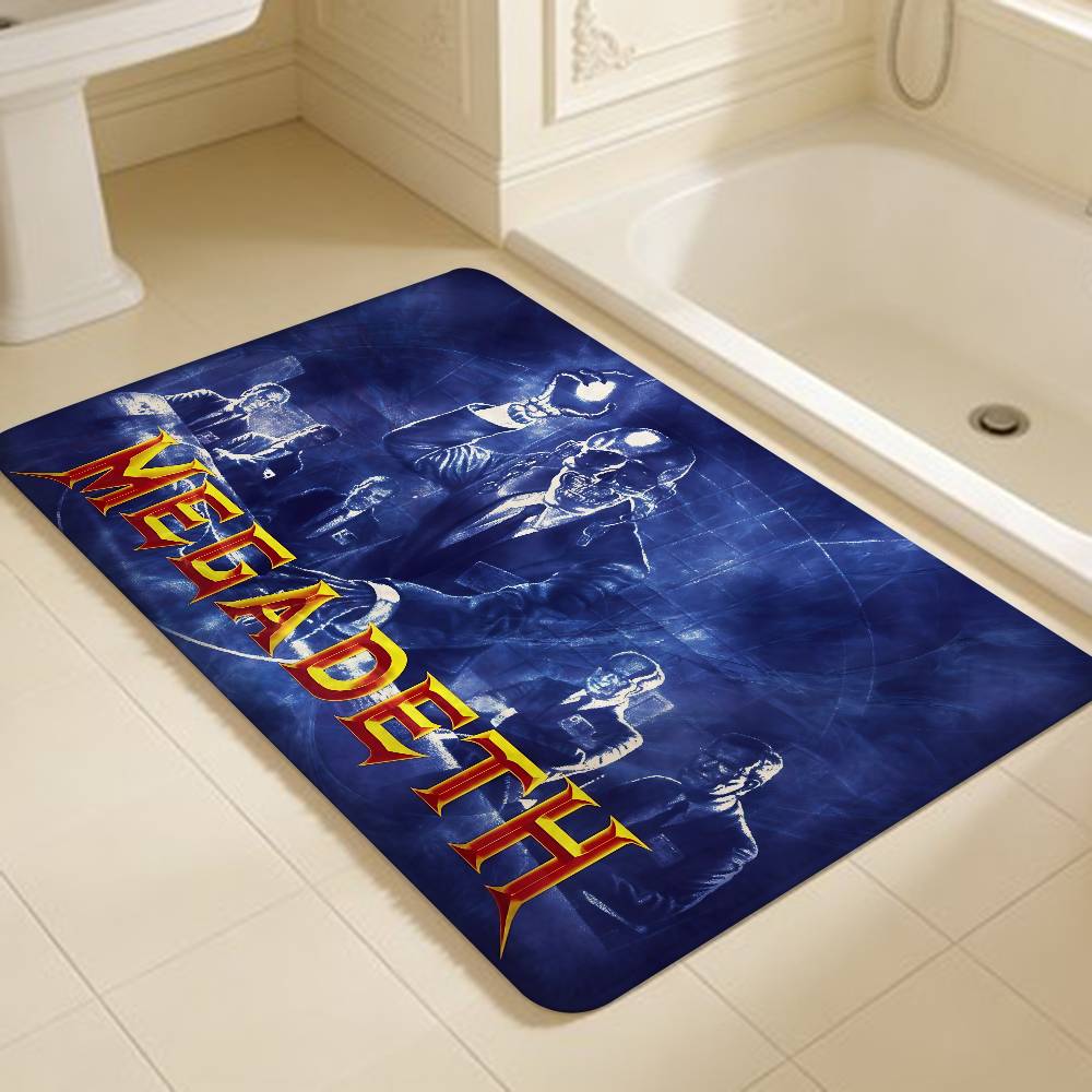 Band M-Megadeths Room Mats Cheaper Anti-slip Modern Living Room Balcony Printed Welcome Rug