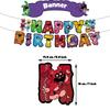 34Pcs Smiling Critters Party Supplies Including A Banner, Cake Toppers, Balloons