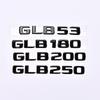 Compatible Mercedes-Benz GLB-Series Tail Number Badges: GLB53, GLB180, GLB200, GLB250