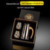 Changqi Gold Foil Glass Baijiu Set (1 Decanter, 2 Cups)