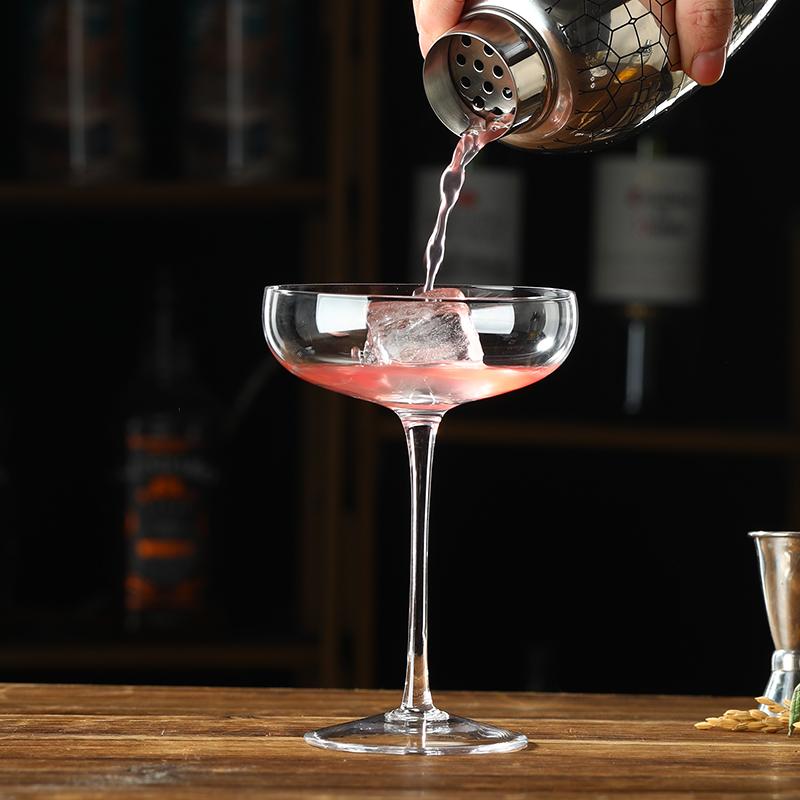 2PCS 185ML Coupe Cocktail Glass Martini Glass Crystal Set of 2