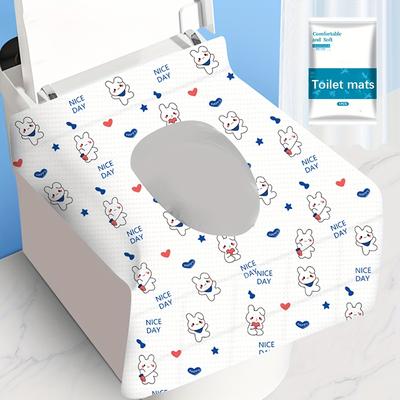 10pcs Disposable Toilet Seat Covers Hygienic Waterproof Soft Ideal Travel Potty Training Public Restrooms Airplane Use