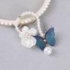 Korean Rhinestone Bow Hair Claws Ponytail Buckle Retro Bun Hair Clip Hairpin Women Barrettes Ponytail Holder Hair Accessories