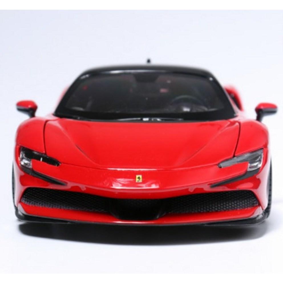 Bburago 1:24 Scale Ferrari SF90 Stradale Diecast Car Model, Red