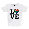 Amo Bandiera del Sudafrica - T-shirt / Body Unisex per Bambini Ragazzi Ragazze Top - Città del Capo Africana Paese