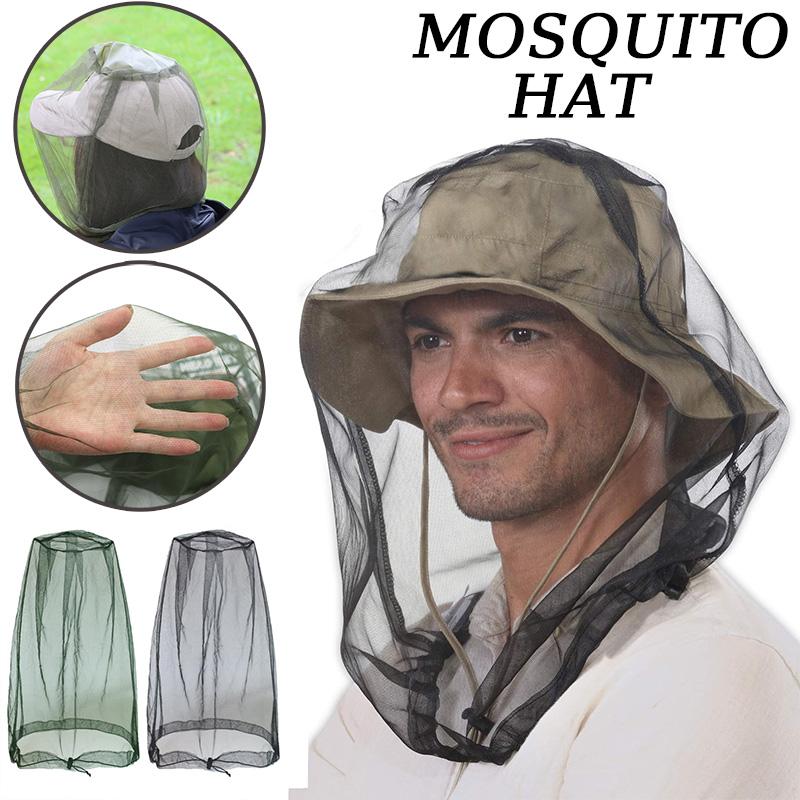 1pc Anti Mosquito Fishing Cap Breathable Adjustable Mesh Fishing Hat Net For Men And Women Outdoor Traveling Fishing Camping