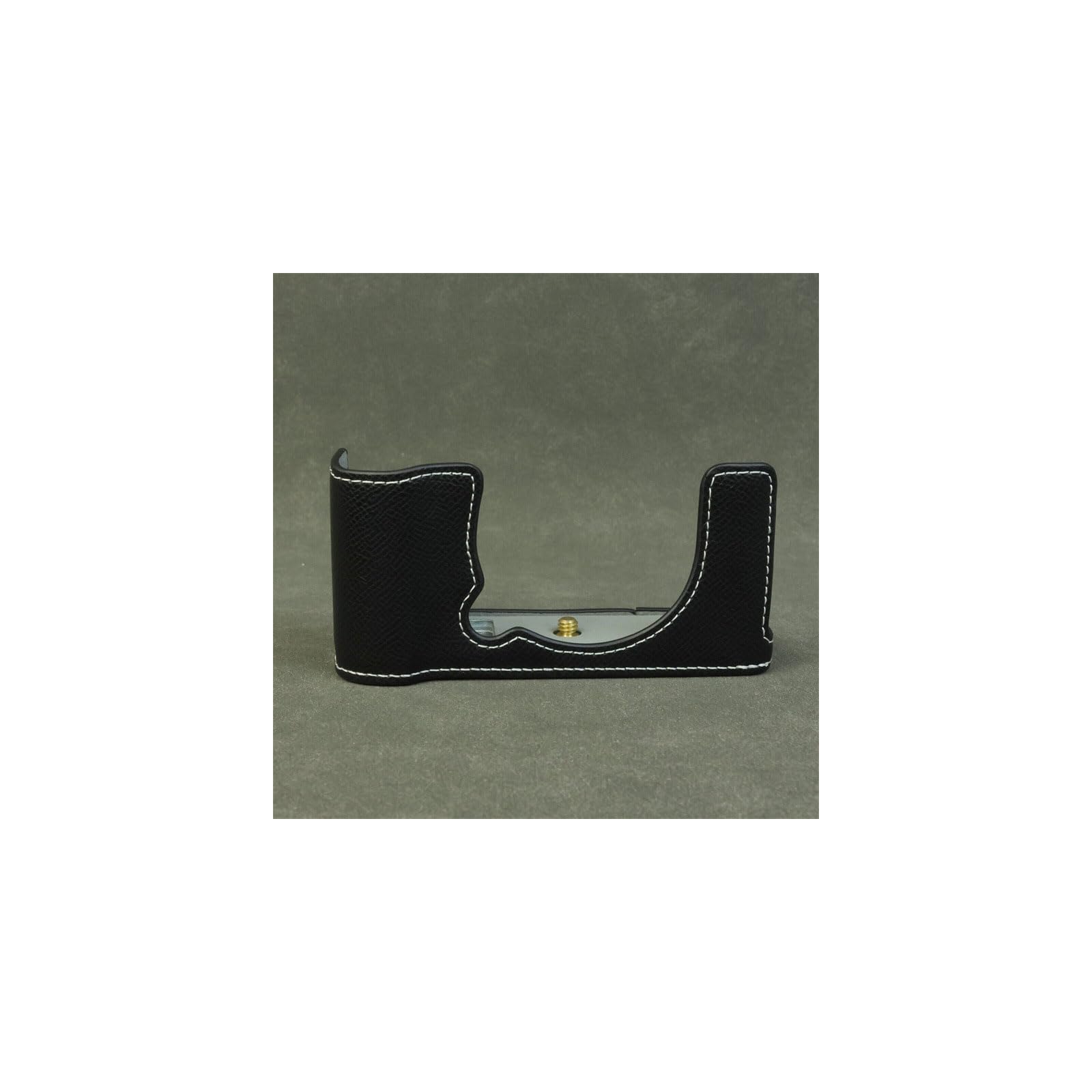 

sunrun FUJIFILM X-E5 Body Bottom Half Case, Scratch-Resistant, Protective PU Leather Case [xfu-cfu213] [Black]