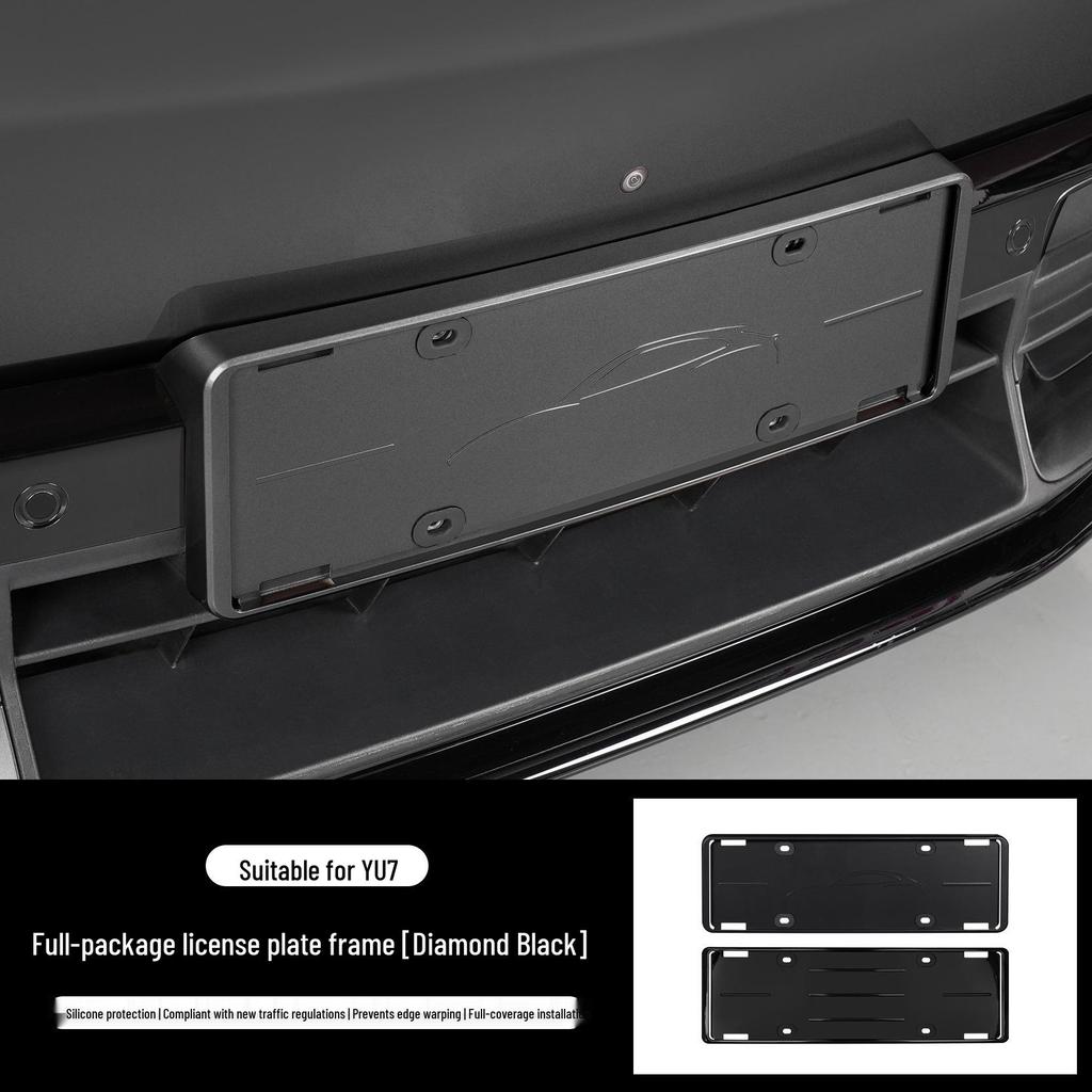 Fits Xiaomi YU7 License Plate Frames, Green Plates: New Traffic Regulation Protectors
