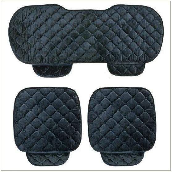 

Бархатные чехлы на автомобильные сиденья, набор для автомобиля, переднее заднее сиденье, набор подушек для стула, женские милые подушки для автомобильных сидений, мягкий шелк, 5 мест коричневый