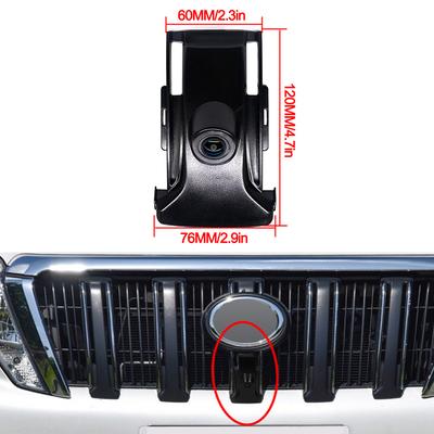 Câmera de visão frontal do carro para Toyota Land Cruiser Prado 150 J150 LC150 Overbearing 2014 ~ 2018 AHD Night Vision Forward Logo Camera