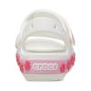 Crocs Resin Comfortable and Versatile Children's Sandals White Pink Children's Model