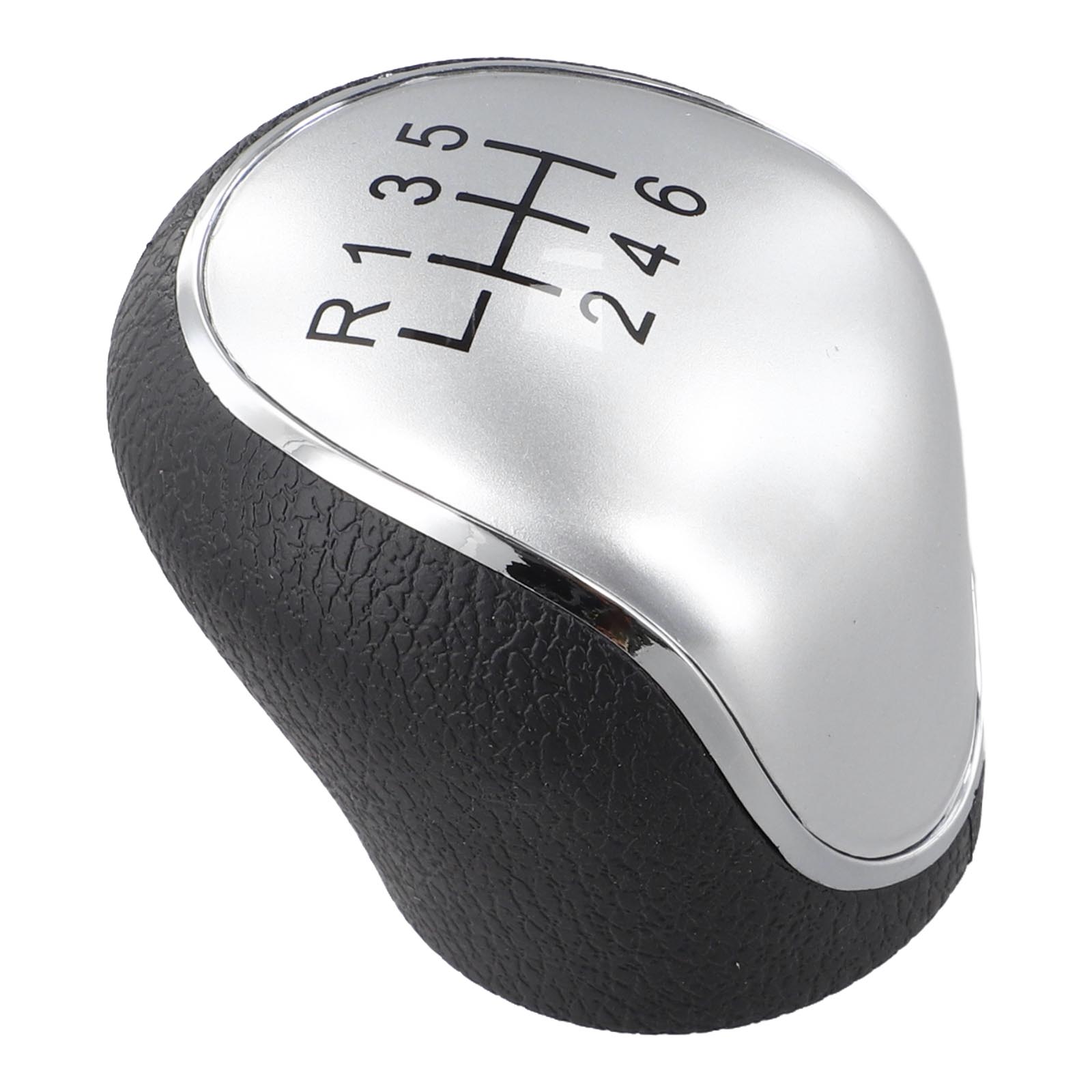 

Stylish Gear Shift 6-Speed Shift Knob Easy Installation Enhanced Grip Design Long-lasting Performance For Hyundai IX35 2012-2016 срібний