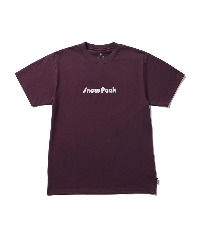 Snow Peak Unwind Size M BURGUNDY Festival Camping Outdoor T-Shirt TS-25SU105