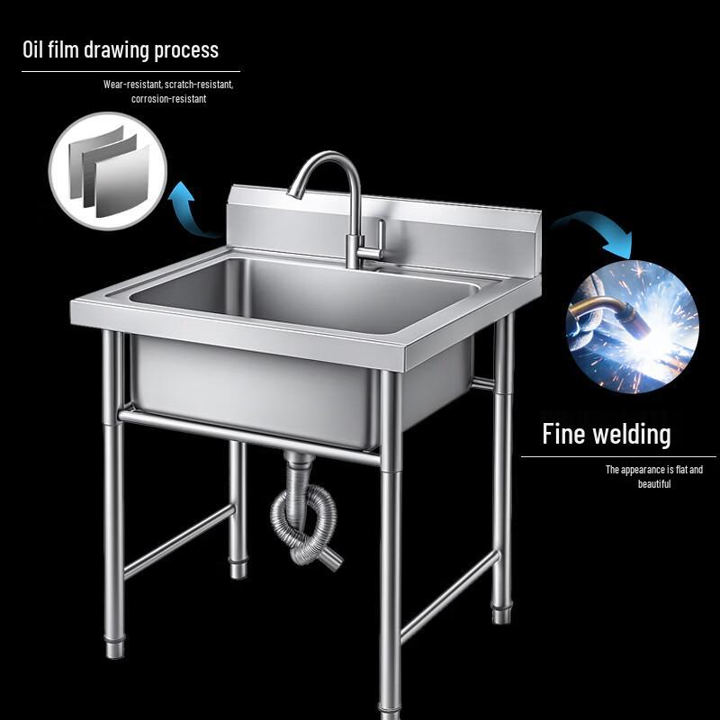 Xihe School Stainless Steel Three-Trough Handwashing Sink