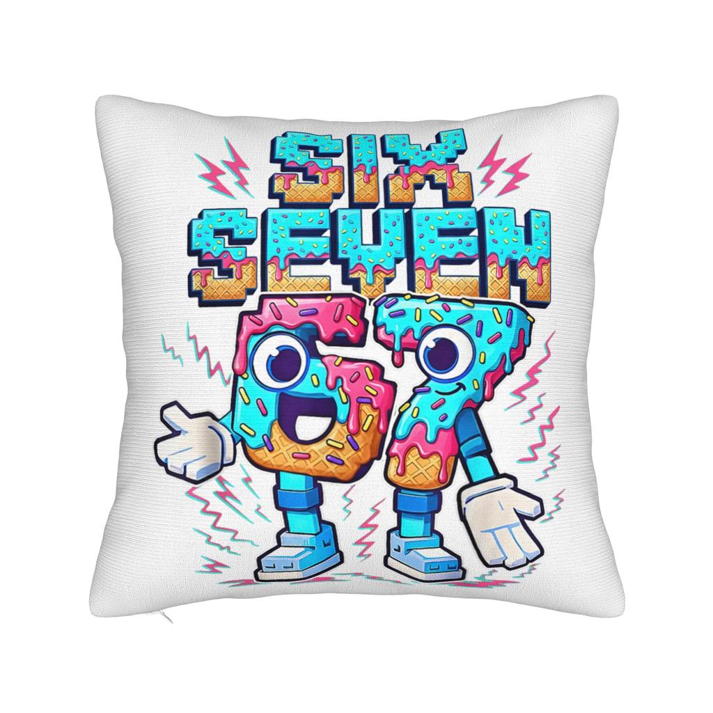 67 Meme Tralalero Tralala Italian Brainrot Pillowcase Printed Fabric Cushion Cover Gift Pillow Case Cover Home