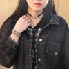 Qi Nuo Women's Dual-Use Metal Choker Bracelet - Trendy Personality Bangle