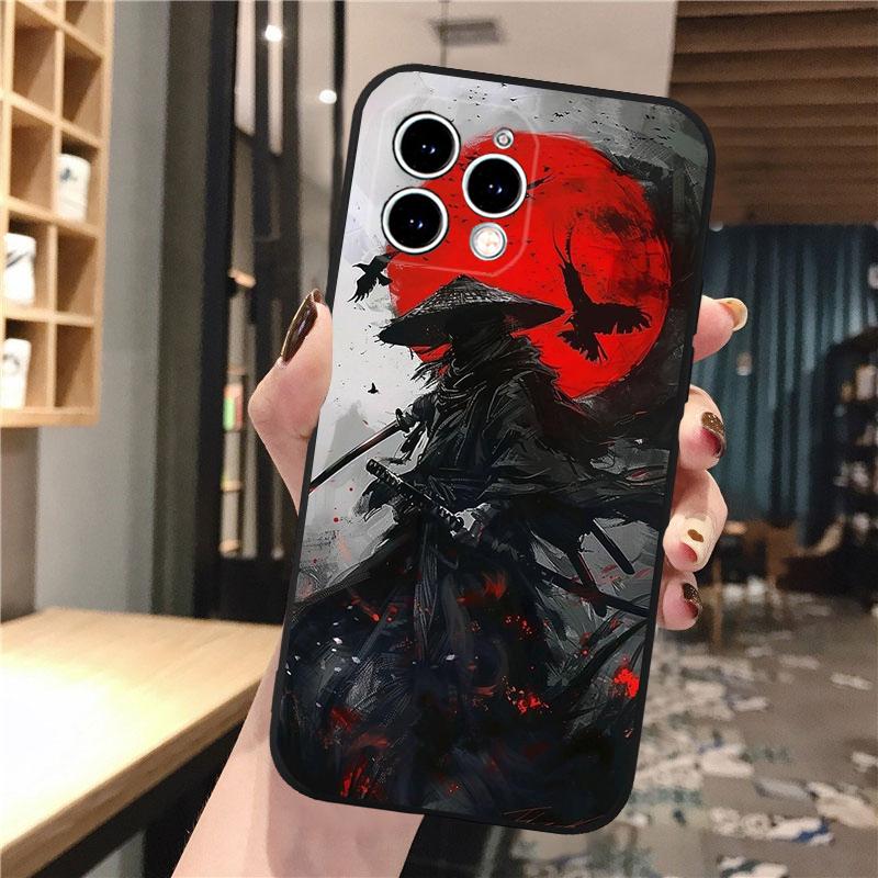 Japanese Samurai Sword Phone Case For Iphone 17 Pro Max 17 Pro Air 16 15 14 13 Pro Max 15 16 Pro 15Plus