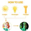 Luminous Fairy Mermaid Wall Stickers Kids Bedroom Home Decor Glow In The Dark Fairy Butterfly Decal Stickers Switch Wallpaper