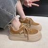 2025 Autumn New Versatile Fashion Casual Women's Shoes Retro Style Round Head Flat Bottom Comfortable and Lightweight Single Shoes