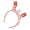 Light Up Bunny Ears Headband Automatic Swing Multiple Light Effects Rechargeable LED Rabbit Ears Hea