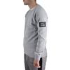 Cerruti 1881 Sweat-shirt col rond logo épaule Tirreno Gris Homme
