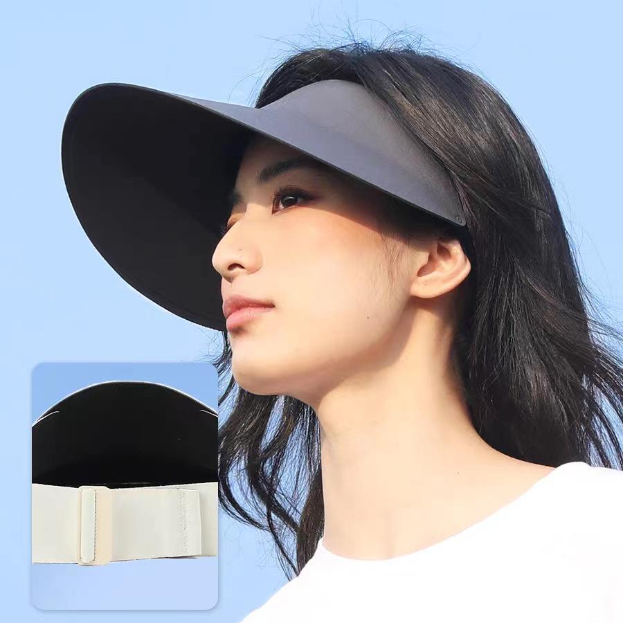 Sensory Integrated Unisex UV Protection Summer Foldable Topless Sun Hat