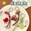Adorable Sports Keychain: Ping Pong, Badminton, Soccer Backpack Accessory and Couple Ornament