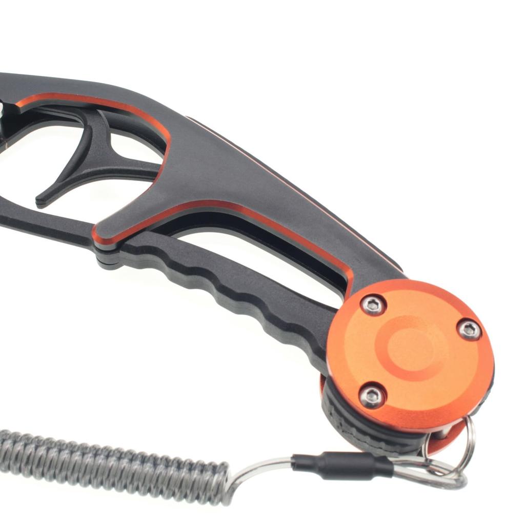 1091 Fish Aluminum Fish Catcher (Iregui) Grip, Ultra-Lightweight (Bright Orange)