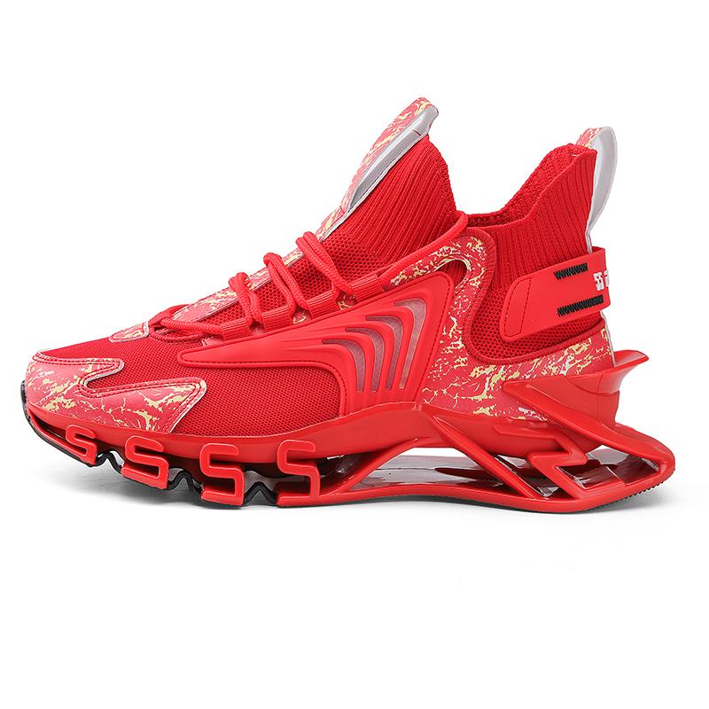 YRZL Mens Sports Shoes High Quality Blade Sneakers Comfortable Size 46 Basketball Shoes Male Trend Jogging Training Footwear