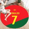 CR7 Round Area Rug,Carpet Rug for Living Room Bedroom Sofa Playroom Decor,Non-slip Floor Mat