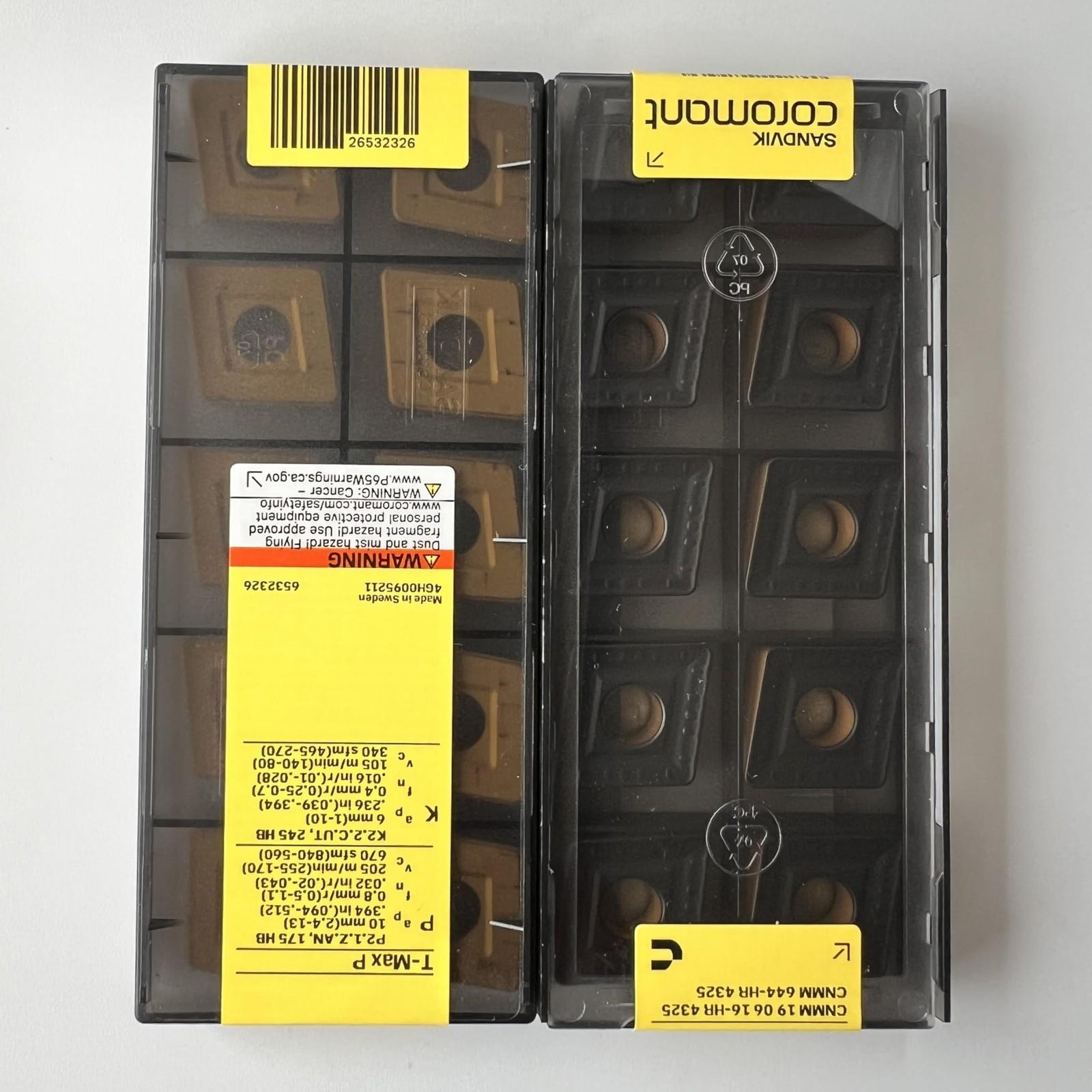 

SANDVIK / CNMM190616-HR 4325 / Оригінальна шведська твердосплавна пластина 10 шт.