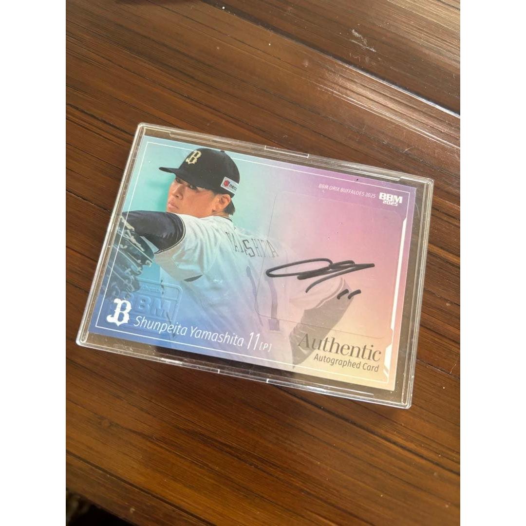 BBM Shunpei Yamashita Autograph Orix Buffaloes 2025