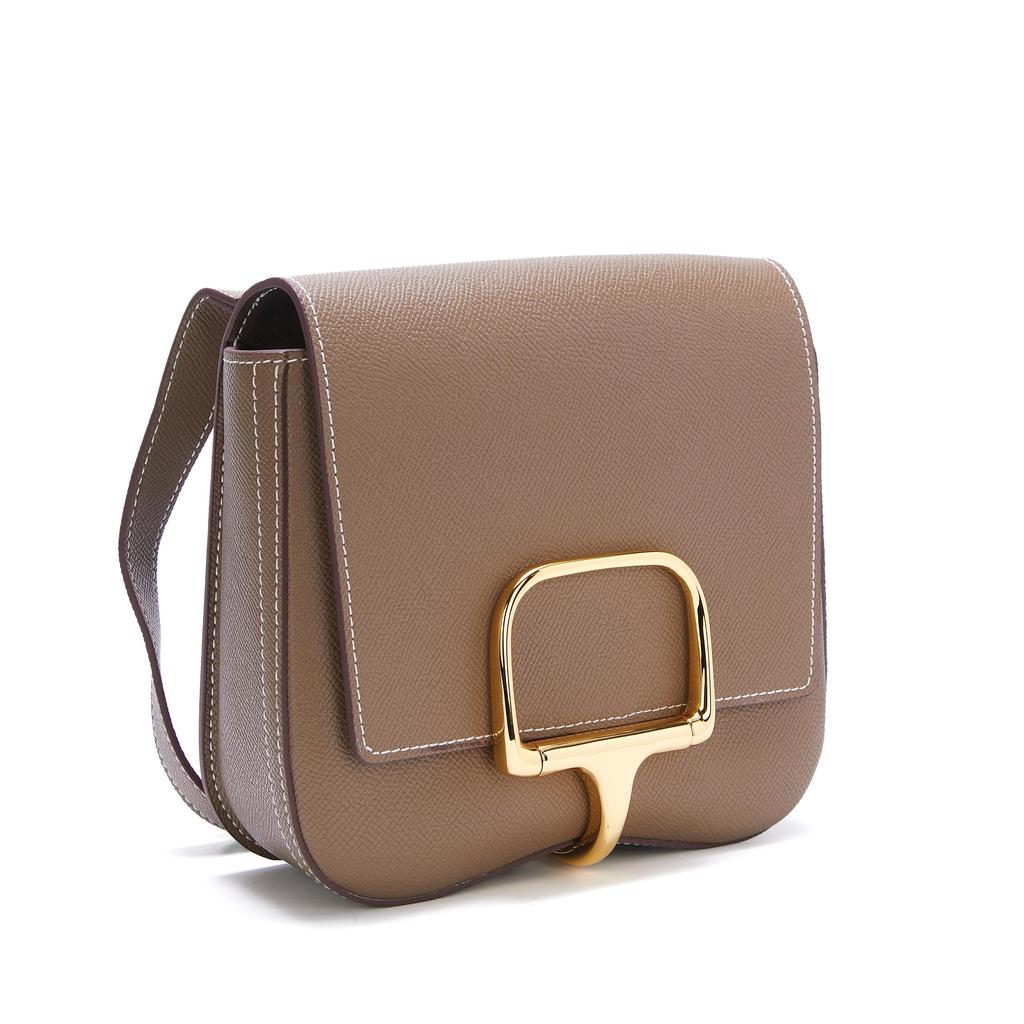 Bag 2025 New Hand Rubbed Pattern Buttocks Bag Leather Fashionable And Simple Shoulder Crossbody Bag Fresh Cowhide Saddle Bag