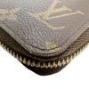 Louis Vuitton Monogram Zip Around Long Wallet Purse Brown Unisex M60017 Used
