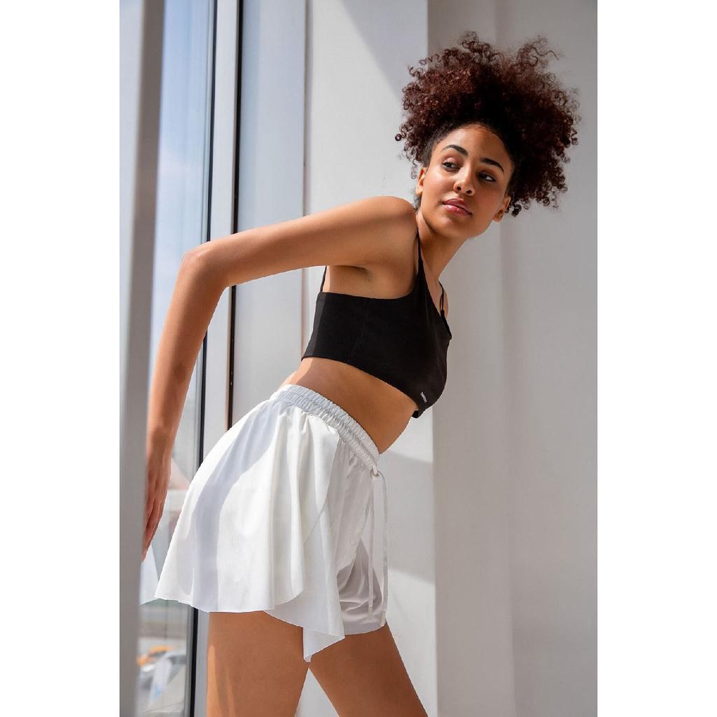 Black Loose-fit Tights Sports Shorts