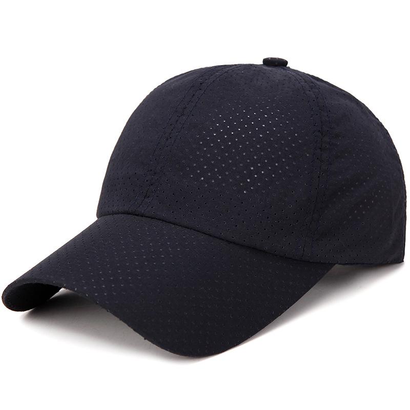Hat Summer Men's Light Plate Baseball Hat Quick Drying Mesh Breathable Printing Tide Punching Sunshade Duck Tongue Hat