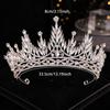 Meier Bridal Crown Hair Accessories Full Diamond Marquise Princess Crown Headband Queen Runway Headband