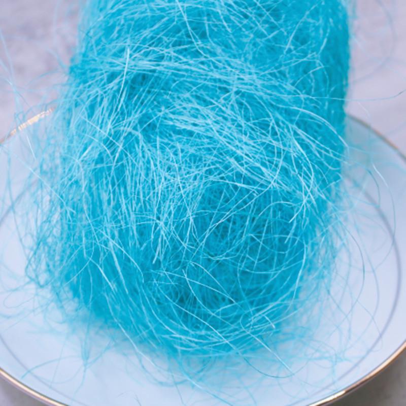 Raffia Fine Hemp Silk Colored Filler for Weddings and Holiday Scenes