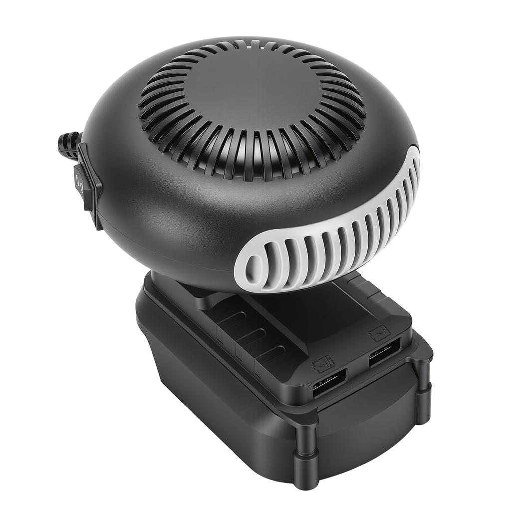 Încălzitor de birou Multifuncțional 170W Zgomot Redus Încălzitor de Spațiu Fără Fir cu 2 Setări de Căldură Porturi USB pentru Dezghețarea Geamului