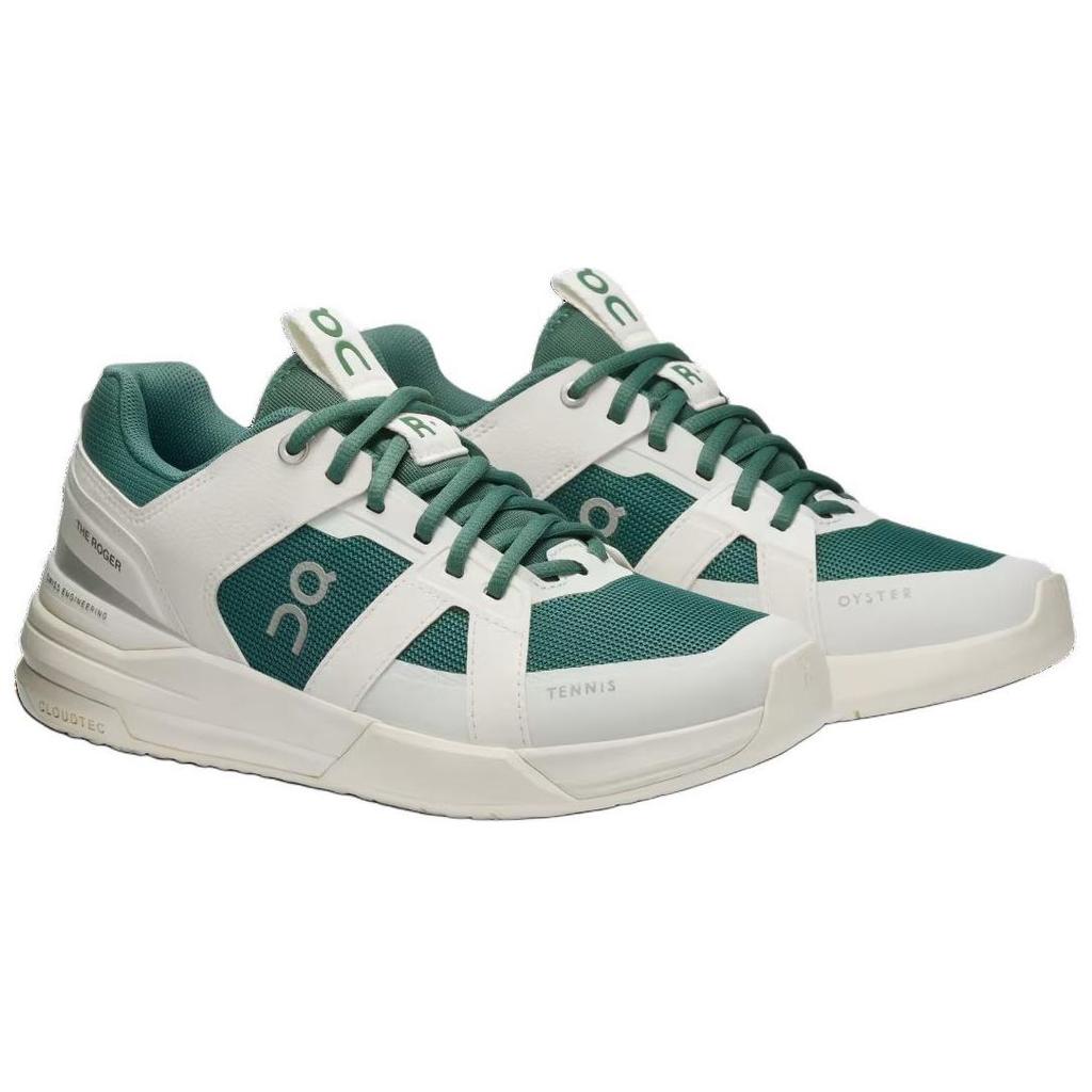 ON  The Roger Clubhouse Pro Ivory Evergreen Women Sneakers 3WE30622491