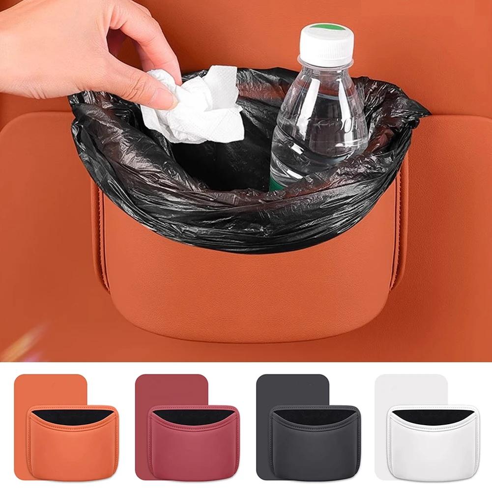 Car Seat Back Trash Can High Quality Cup Holder Multi-Purpose Universal Storage Box Drink Holder for Door Seat Interior Pouch