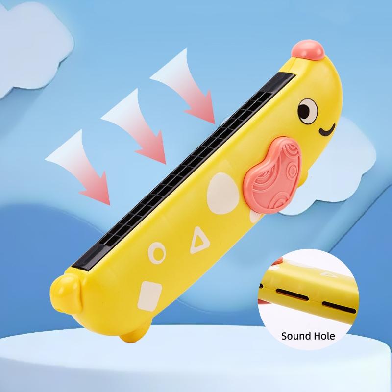 Cute Harmonica Cartoon Puppy Early Education Baby Educational Wind Instrument Creative Playing Music Toy Boy Girl Birthday Gift