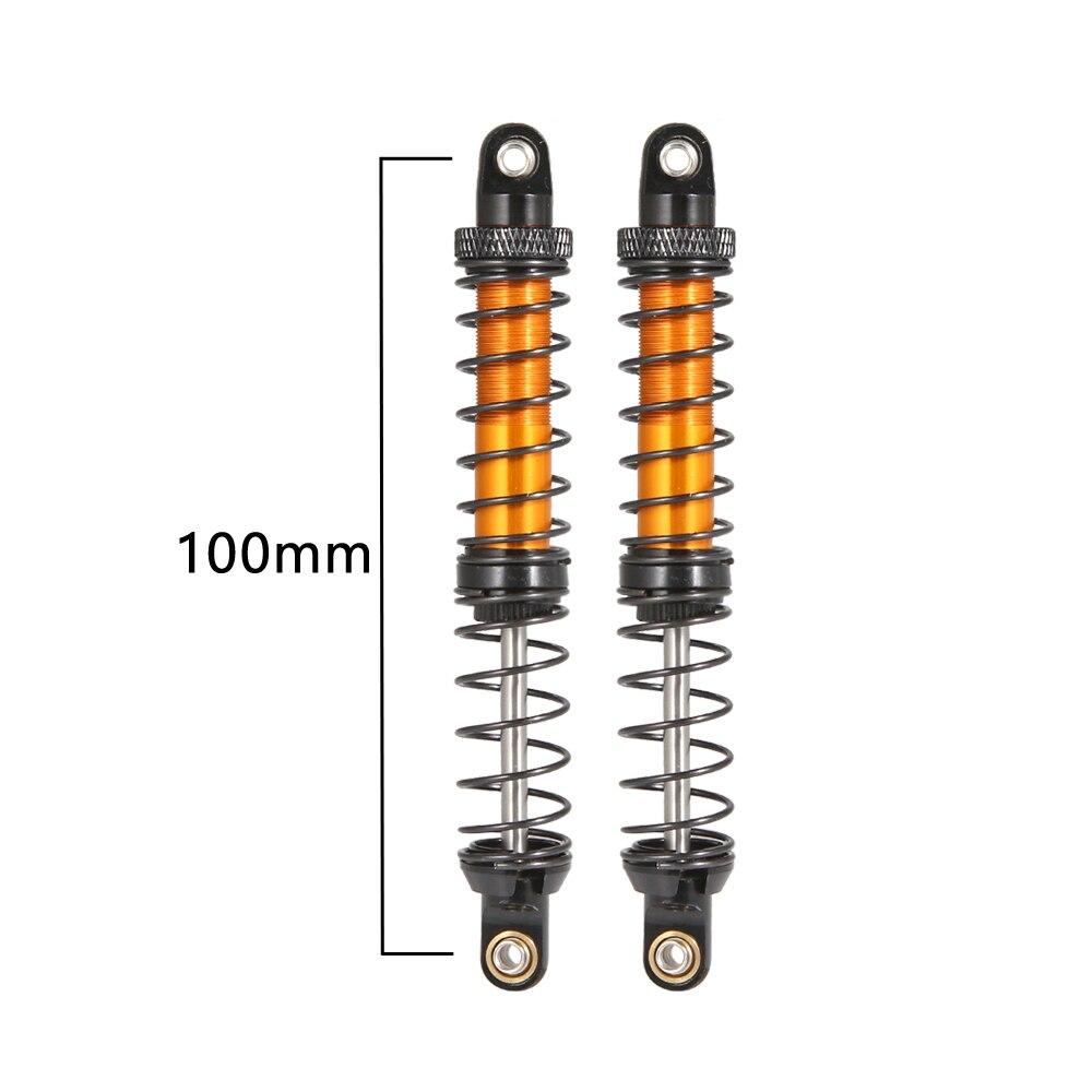 2Pcs Metal Shock Oil Damper Suitable for 1/10 Remote Control Crawler Vehicle Axial SCX10 90046 AXI03007 TRX4 TRX6 Upgrade Parts