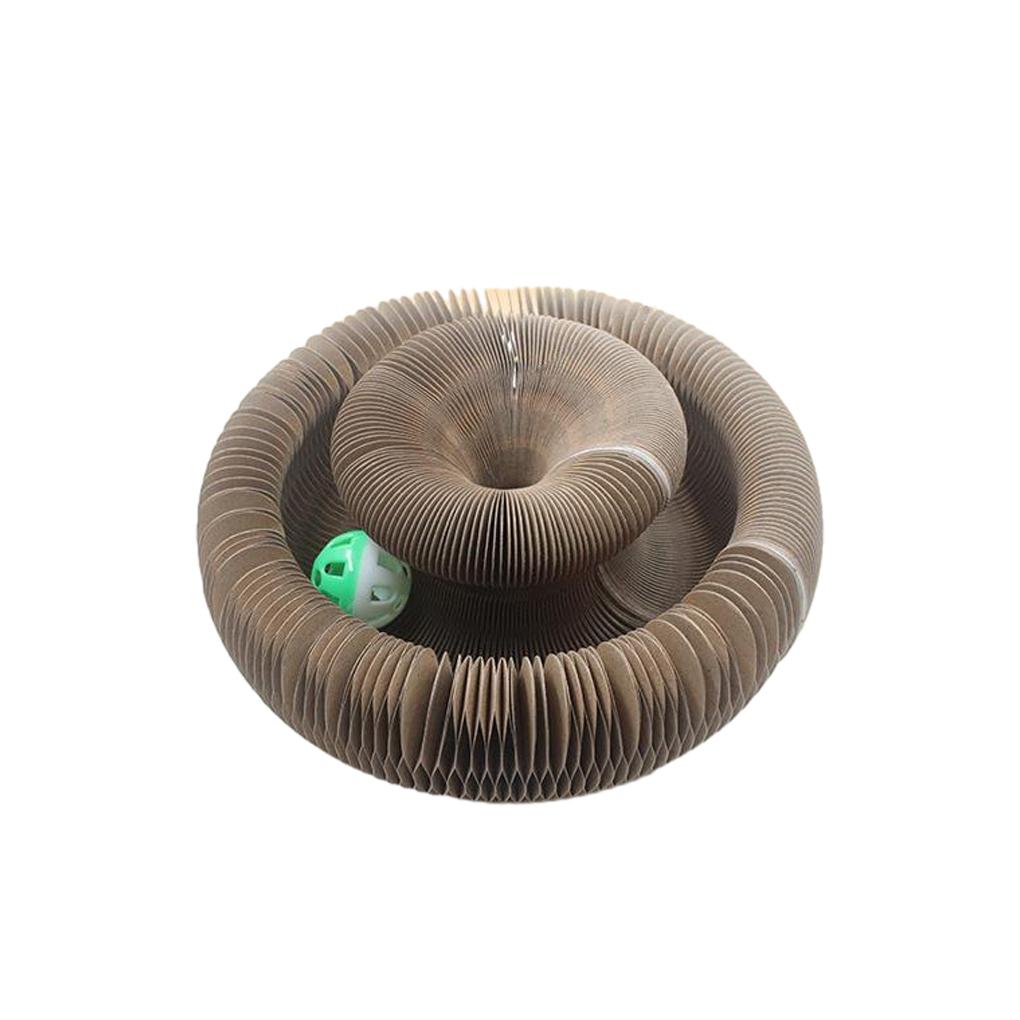 

Organ Cat Scratching Board Magnetic Round Corrugated Boredom Cat Claw Toy Non-chipping Durable Scratcher Toys Pet Supplies