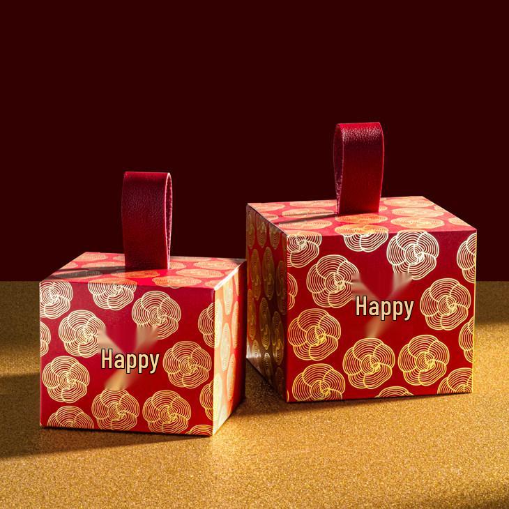 Elegant Chinese Wedding Candy Box - High-End Souvenir for Engagement and Special Events Small